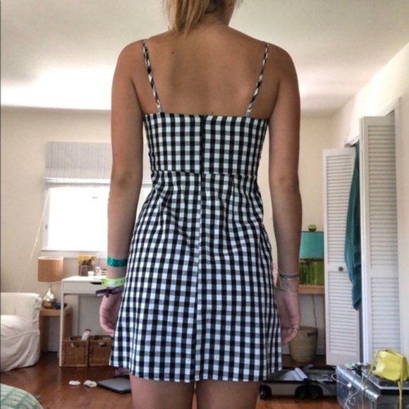 "Told You So" Classic Mini Gingham Checkered Dress - Picture 7 of 9